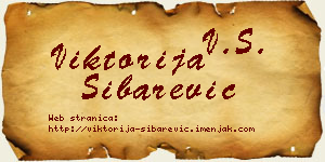 Viktorija Šibarević vizit kartica